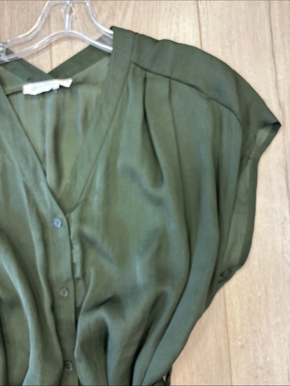 Anthropologie All in Favor Olive Green Jumpsuit - Picture 4 of 8